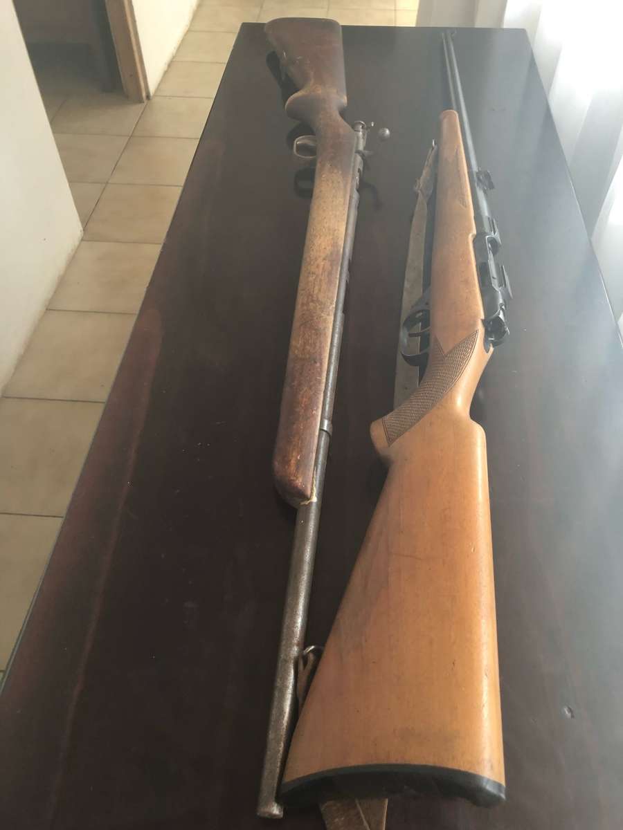 2 x Antique Deactivated Rifles - Non functional