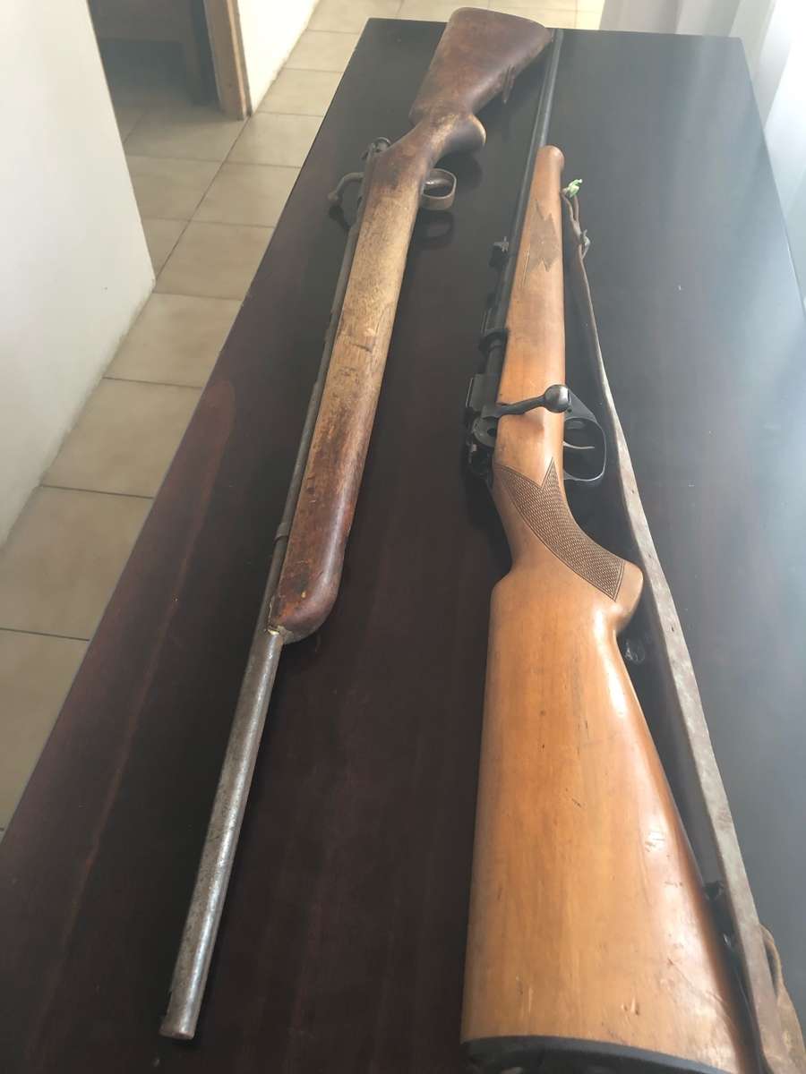 2 x Antique Deactivated Rifles - Non functional