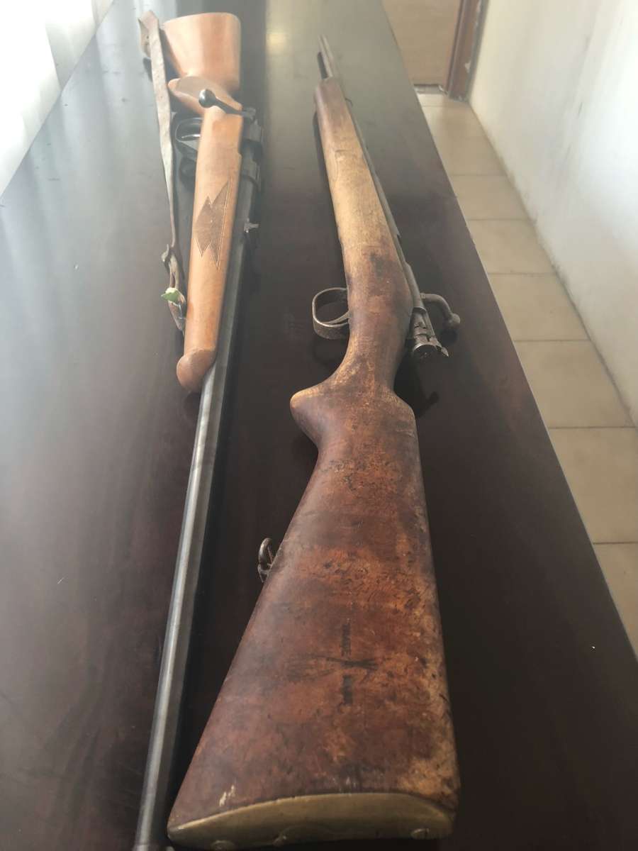 2 x Antique Deactivated Rifles - Non functional