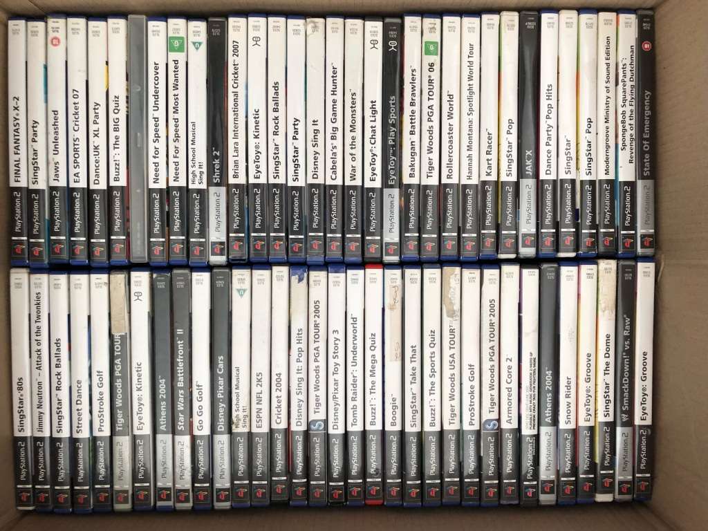 MASSIVE COLLECTION OF 98 X PS2 GAMES
