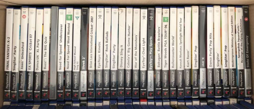 MASSIVE COLLECTION OF 98 X PS2 GAMES