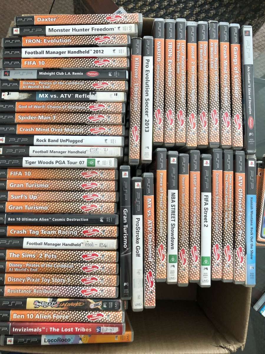 MASSIVE COLLECTION OF 153 X SONY PSP GAMES