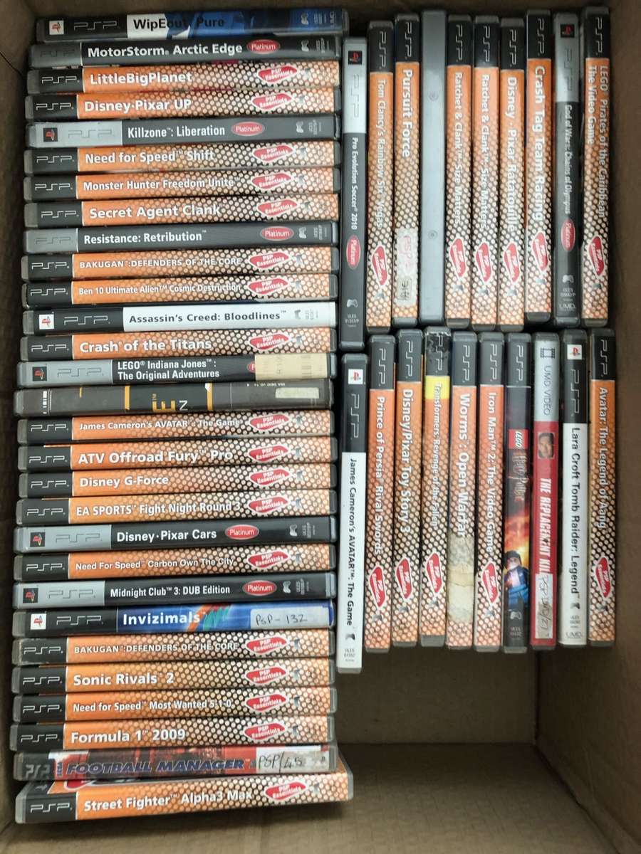 MASSIVE COLLECTION OF 153 X SONY PSP GAMES