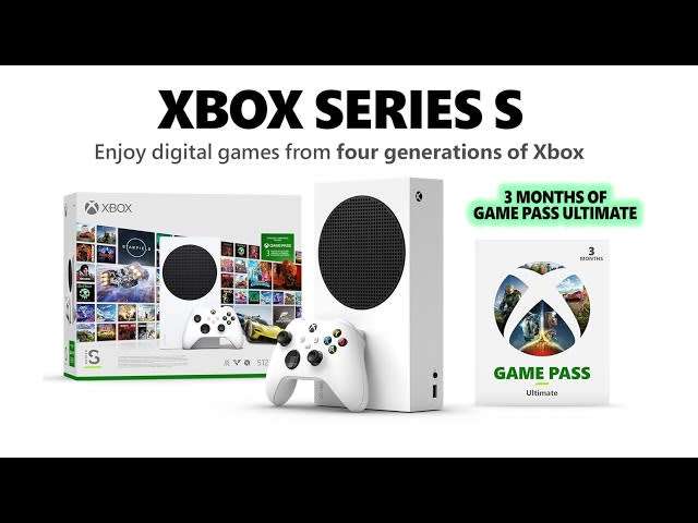 BRAND NEW, SEALED Xbox Series S 512GB with a 3 Months Game Pass AND 12 MONTH WARRANTY