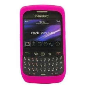 Neon Pink Silicone Phone Case for Blackberry Curve 8900 Cell phone PDA SMART PHONE