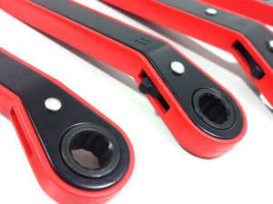 5 Pc Ratchet Ring Spanner Wrench Set - METRIC 6mm-21mm