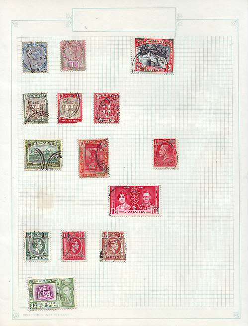 British Commonwealth -  Old collection on 13 pages