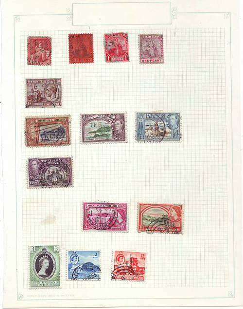 British Commonwealth -  Old collection on 13 pages