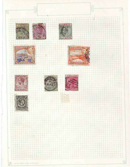 British Commonwealth -  Old collection on 13 pages