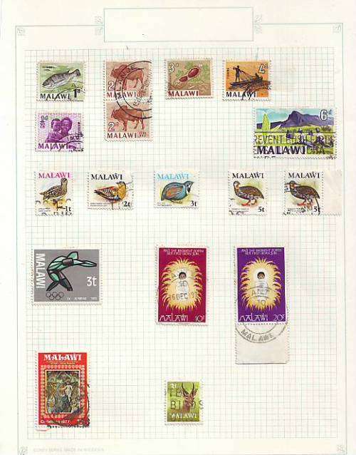 British Commonwealth -  Old collection on 13 pages