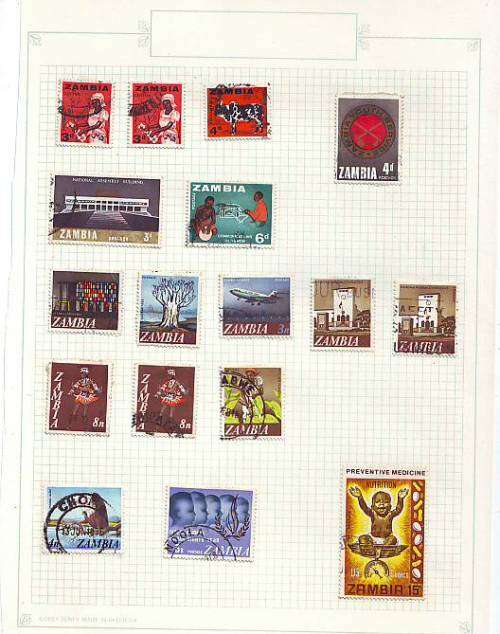 British Commonwealth -  Old collection on 13 pages