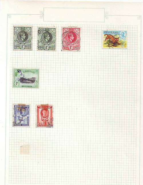 British Commonwealth -  Old collection on 13 pages