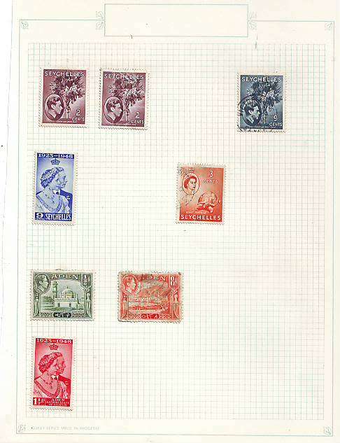 British Commonwealth -  Old collection on 13 pages