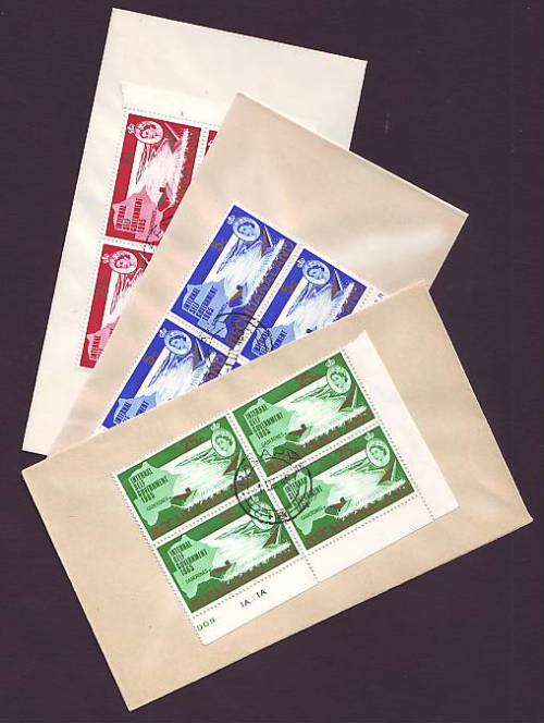 Postal History -  1965 3 covers Bechuanaland