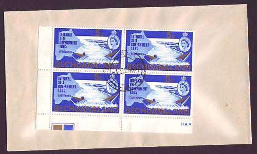 Postal History -  1965 3 covers Bechuanaland