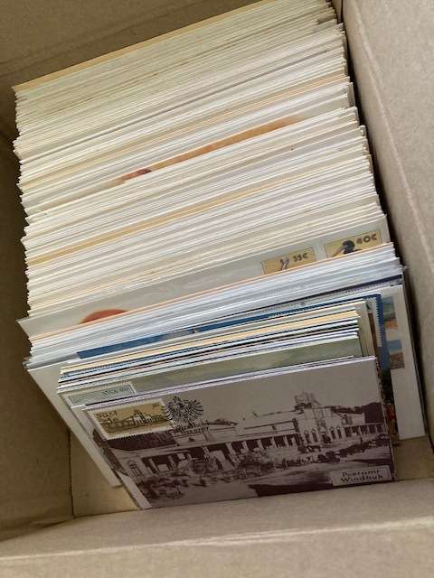 BULKLOT box of SWA and NAMIBIA FDCs and Maxicards