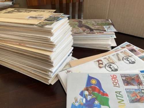 BULKLOT box of SWA and NAMIBIA FDCs and Maxicards