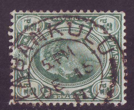 TRANSVAAL - "TABANKULU" postmark on KEVII 1/2d (INTERPROVINCIAL USE)
