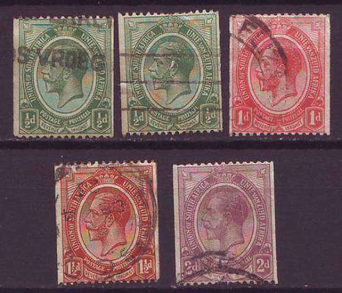 UNION  KINGS HEADS 1913 - Complete coils set VF USED