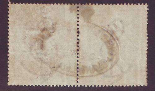 Cape of Good Hope -  1886 REVENUE QV Issue  5 shillings pair black BF121