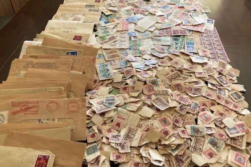 BULKLOT SALE - South Africa mixture on paper. Lots of stamps and postmarks