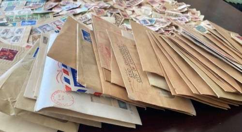 BULKLOT SALE - South Africa mixture on paper. Lots of stamps and postmarks