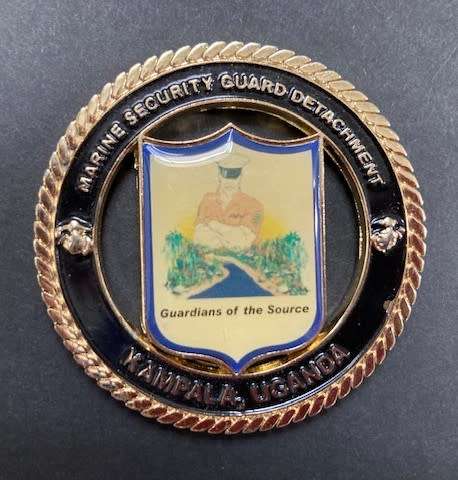 CHALLENGE COINS - Department of State Diplomatic Security  KAMPALA UGANDA