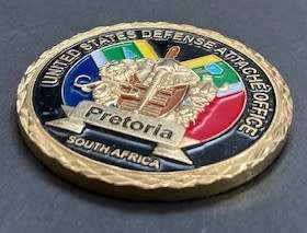 CHALLENGE COINS - U.S. Defense Attache' Office  PRETORIA SOUTH AFRICA
