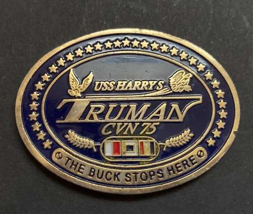 CHALLENGE COINS - USS HARRYS TRUMAN  CVN 75