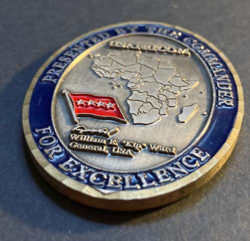CHALLENGE COINS - UNITED STATES AFRICA COMMAND General W.K Ward