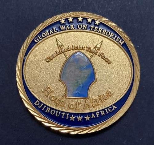 CHALLENGE COINS - Global War on Terrorism  DJIBOUTI AFRICA