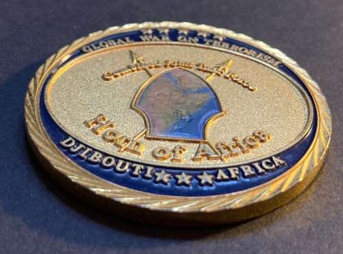 CHALLENGE COINS - Global War on Terrorism  DJIBOUTI AFRICA
