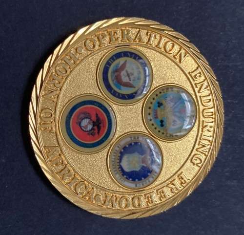 CHALLENGE COINS - Global War on Terrorism  DJIBOUTI AFRICA