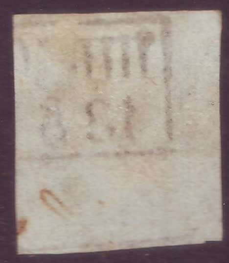 GERMAN STATES - PREUSSEN  1857  2sgr blue (Smooth background) imperforated  used