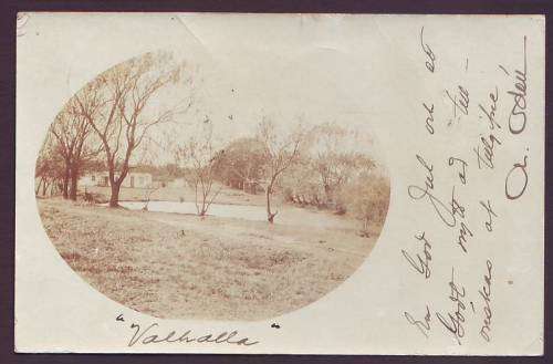 TRANSVAAL - GERMISTON & POTGIETERSRUST postmarks on KEVII 1/2d.Excellent  strikes on postcard