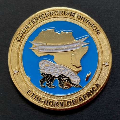 CHALLENGE COINS - Counter Terrorism Division  ETIU-HORN of Africa