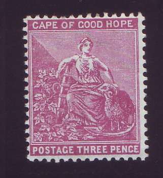 CAPE of GOOD HOPE  - 1893  Wmk Cabled Anchor 3d  SACC 59 *MM*