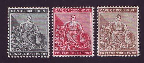 CAPE of GOOD HOPE  - 1884  Wmk Cabled Anchor   *MM*   SACC 43/45