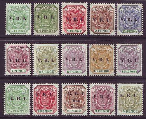 TRANSVAAL -  Nice mixed selection Overprints, VRI/ERI **UM**