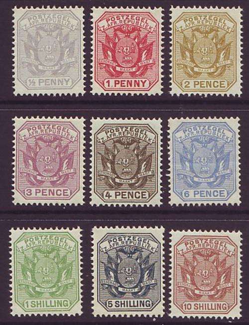 TRANSVAAL - 1895   Complete set  **UM**