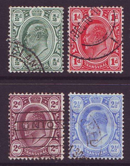 TRANSVAAL - 1905  KE VII   Complete set VF USED