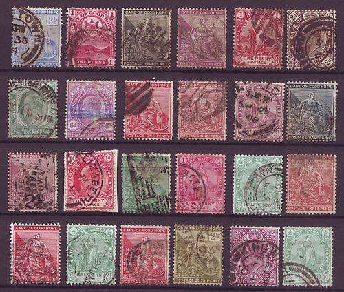 CAPE of GOOD HOPE  -  Mixed used selection VF USED