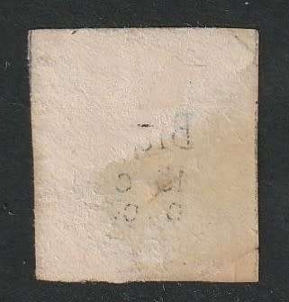 ITALY - 1863 King Victor Emmanuel II issue 15c blue imperforated VF USED