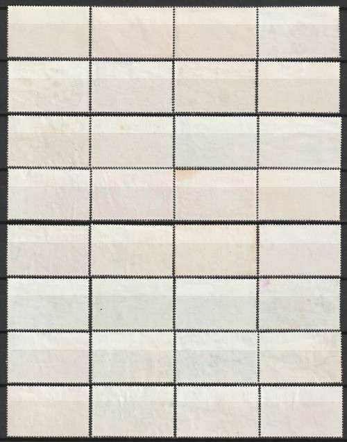 MAURITIUS - 1969 Marine Life Issue part set,shades/watermarks (32 stamps) VF USED