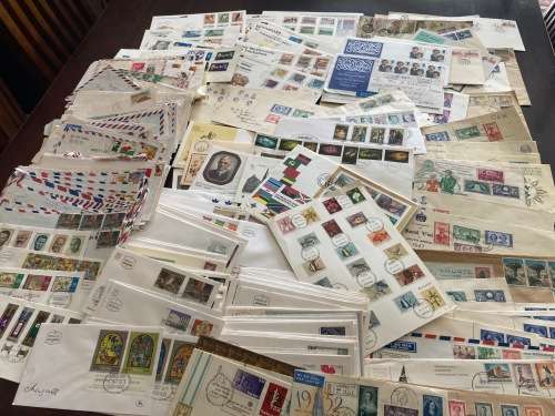 BULKLOT SALE - Box full of world mixture on/off paper, plus old schoolboys books, lots of covers