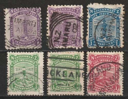 NEW ZEALAND - Gov.Life Insurance  Issues  Part sets mint and used. Nice lot.