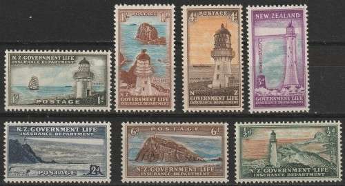 NEW ZEALAND - Gov.Life Insurance  Issues  Part sets mint and used. Nice lot.
