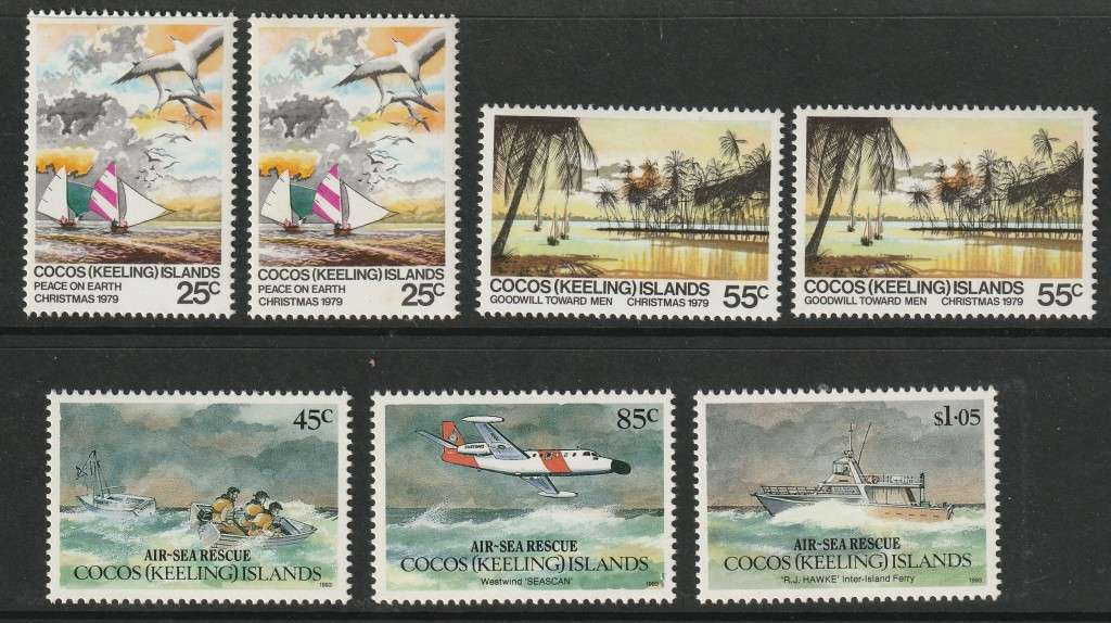 COCOS(KEELING) ISLANDS - Excellent range including minisheet,strips of 5 and complete sets **MNH**