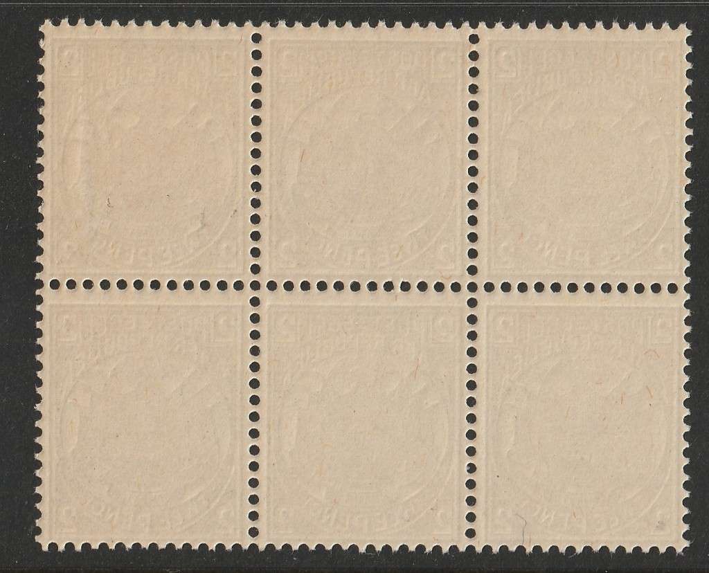 TRANSVAAL - 1885  2d  olive-bistre,  block of six**MNH**