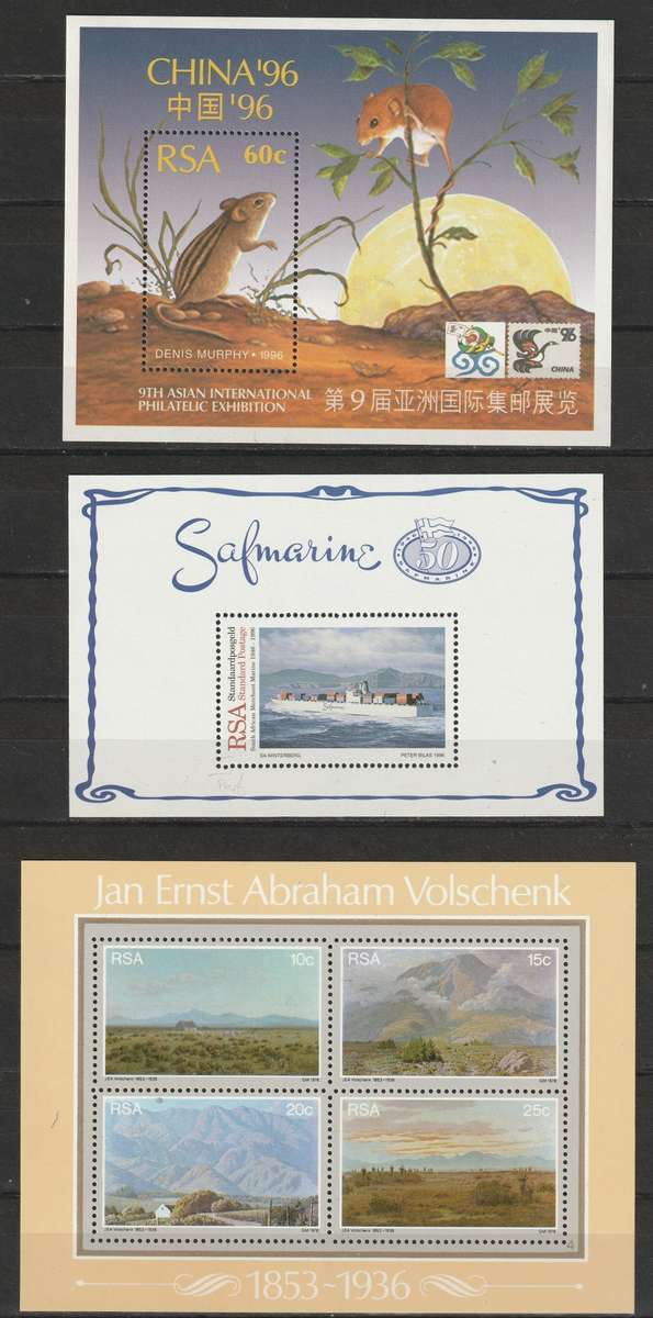 Republic of South Africa - Eleven minisheets  **MNH**